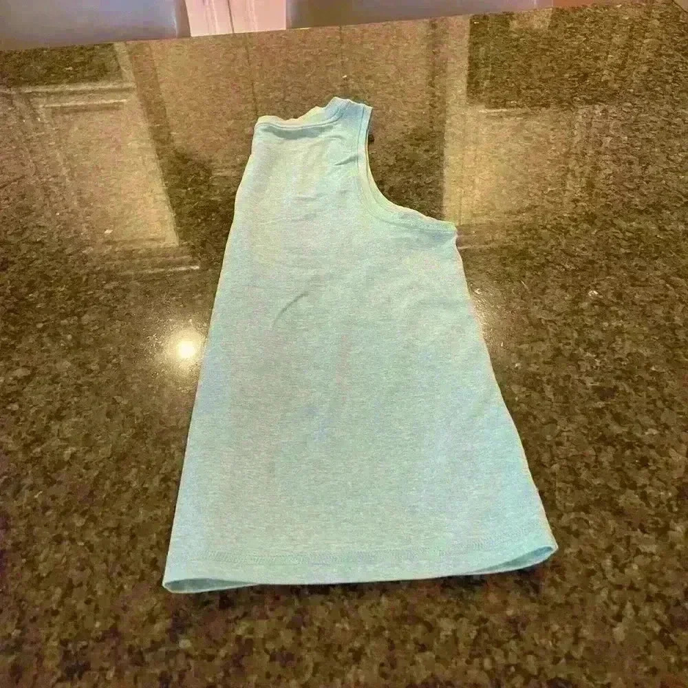 Athleta Tank Light Heathered Blue Small 17 inches pit to pit 22 inch length